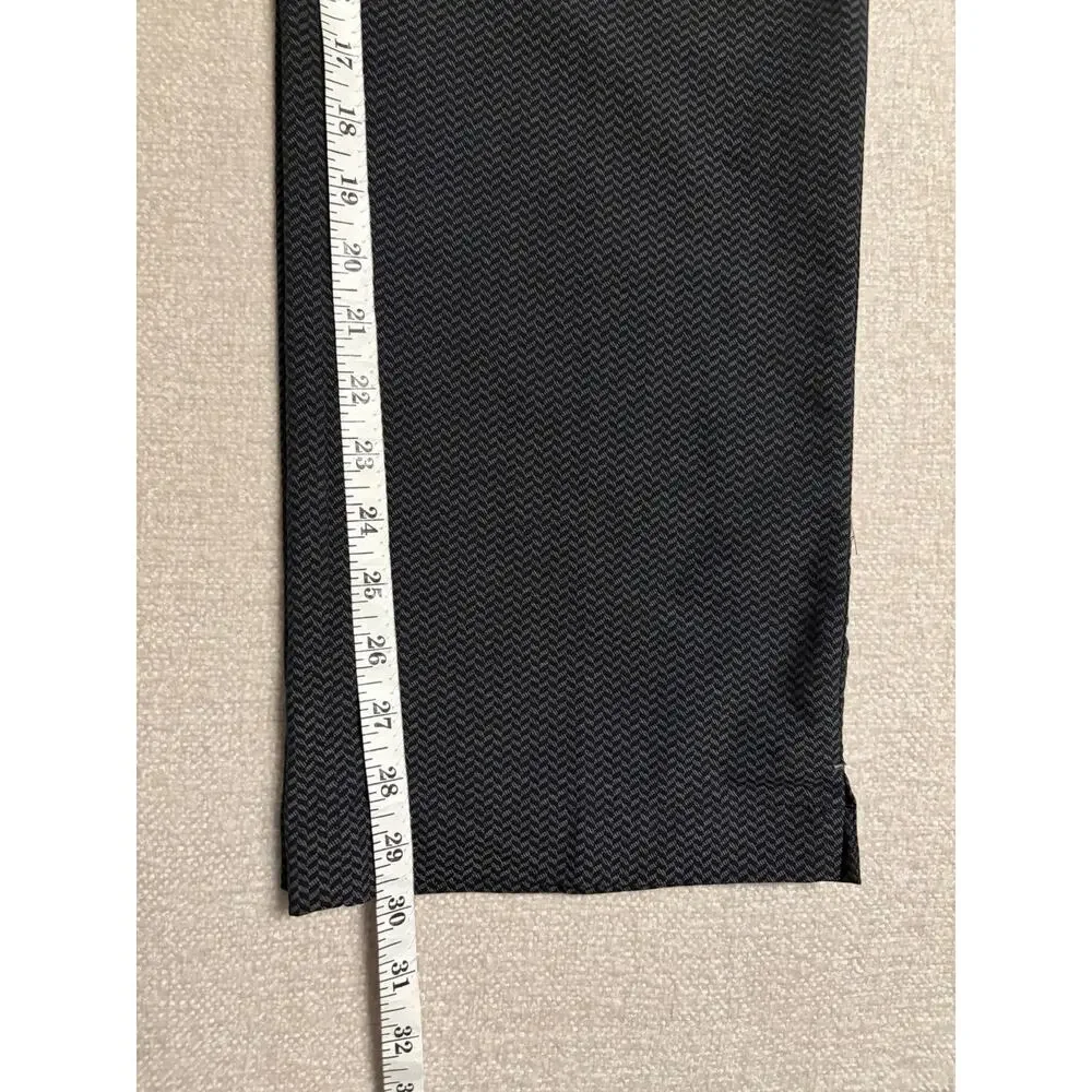 Nike Golf Mens Pants 34 x 30 Black Gray Chevron Geometric Tour Performance